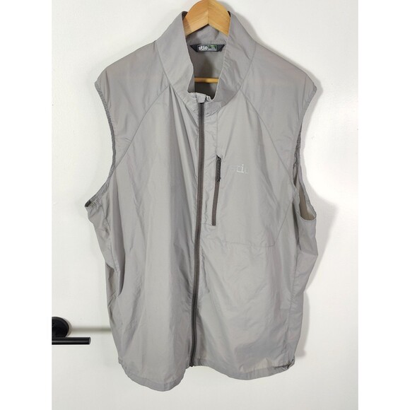 Stio Second Light Full Zip Vest 2XL Light Weight Light Gray Outdoors Hiking - Picture 1 of 9